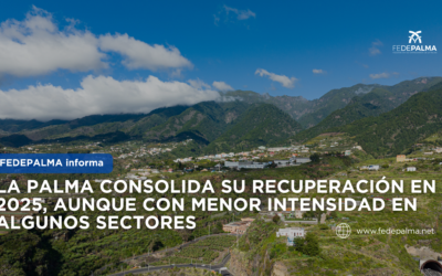 La Palma consolida su recuperación en 2025, aunque con menor intensidad en algunos sectores