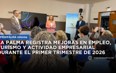 La Palma registra mejoras en empleo, turismo y actividad empresarial durante el primer trimestre de 2026